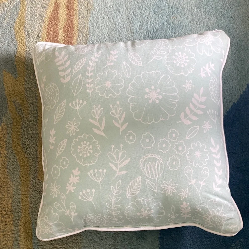 Bear Pillow with Floral Crown